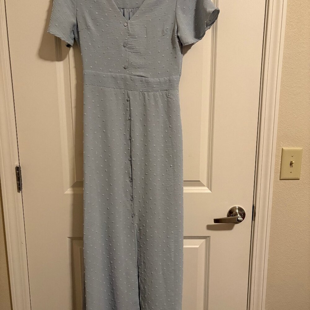 Monteau Los Angeles Light Blue Dress Size Medium